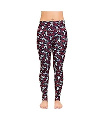 Women's ZooZatz Multi Alabama Crimson Tide Stacked Mascot Leggings