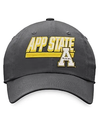 Men's Top of the World Charcoal Appalachian State Mountaineers Slice Adjustable Hat