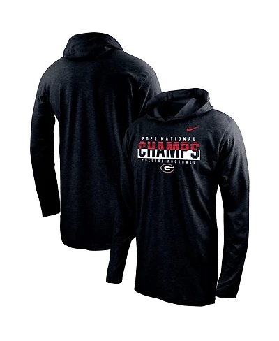 Men's Nike Black Georgia Bulldogs College Football Playoff 2022 National Champions Long Sleeve Hoodie T-shirt