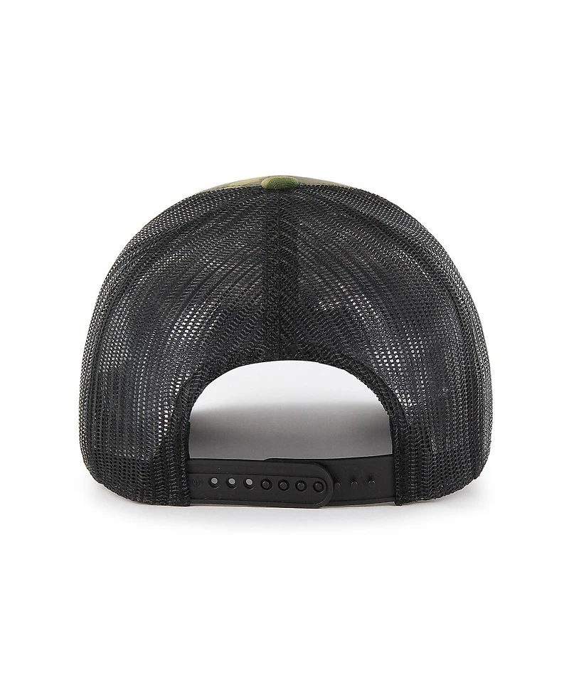Men's '47 Brand Camo, Black Seattle Kraken Trucker Snapback Hat