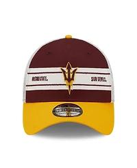 Men's New Era Maroon, Gold Arizona State Sun Devils Banded 39THIRTY Flex Hat