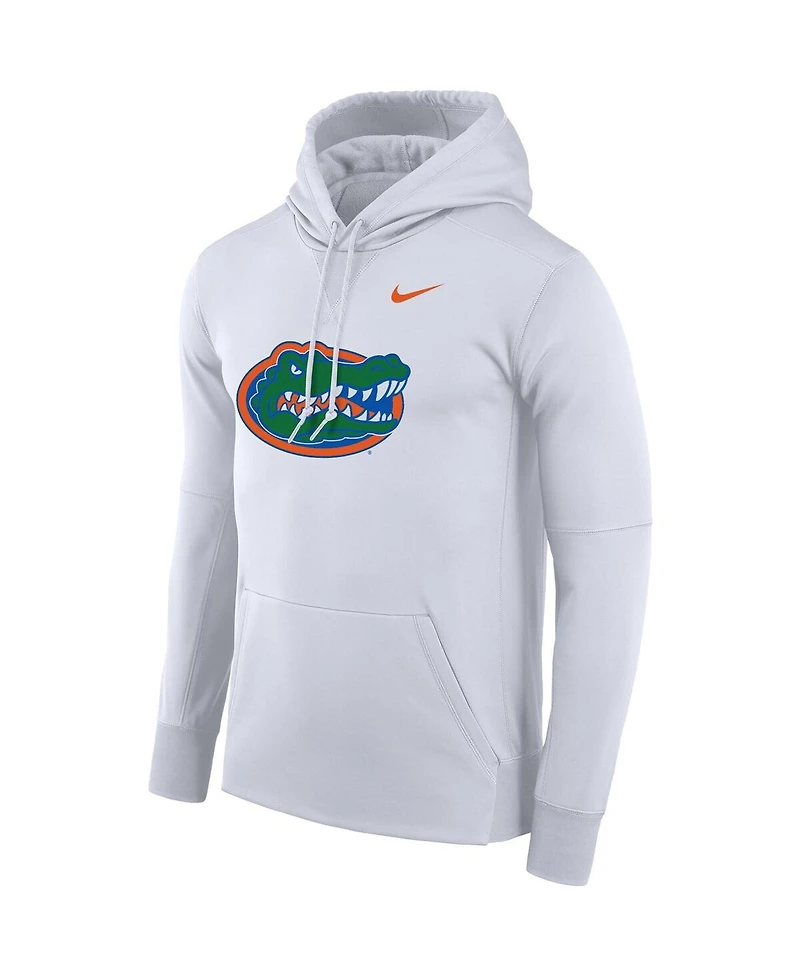 Men's Nike White Florida Gators Performance Pullover Hoodie