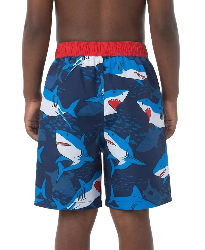 Rokka&Rolla Toddler Boys Swim Trunks with Mesh Liner Upf 50+