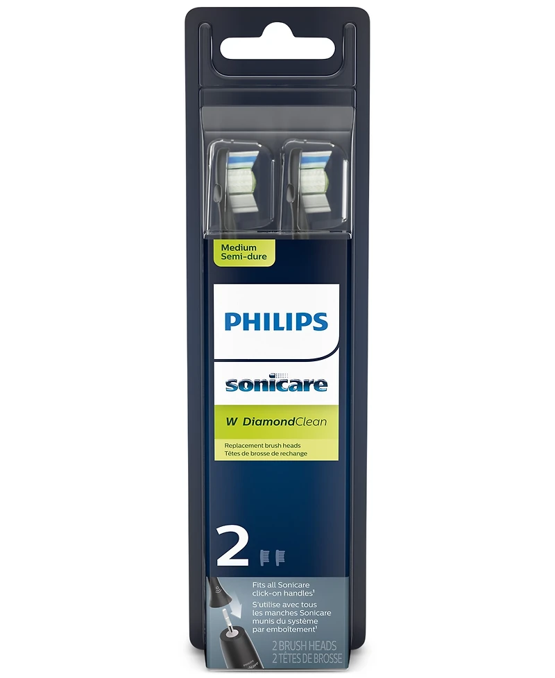 Philips Sonicare Black Diamondclean Brushhead 2PK