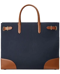 Lauren Ralph Canvas Extra-Large Devyn Tote Bag