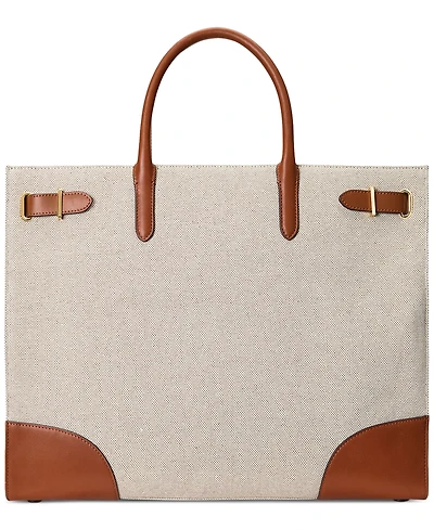 Lauren Ralph Lauren Canvas Extra-Large Devyn Tote Bag