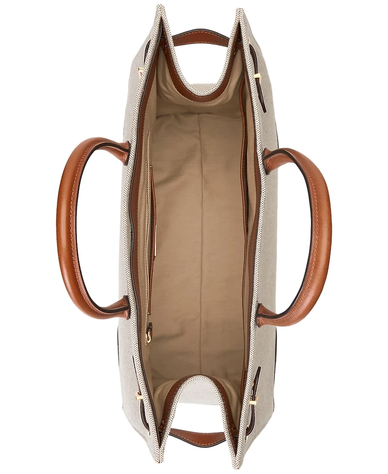 Lauren Ralph Lauren Canvas Extra-Large Devyn Tote Bag