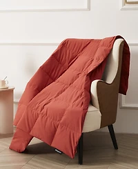 Royal Luxe Packable Down Throw with Storage Bag, 60" x 70", Exclusively at Macy's