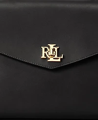 Lauren Ralph Farrah Medium Leather Top-Handle Satchel