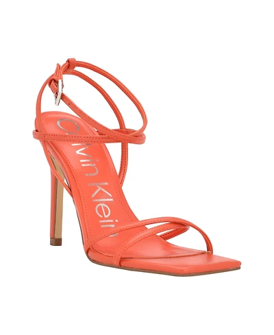 Calvin Klein Women's Tegin Strappy Dress High Heel Sandals