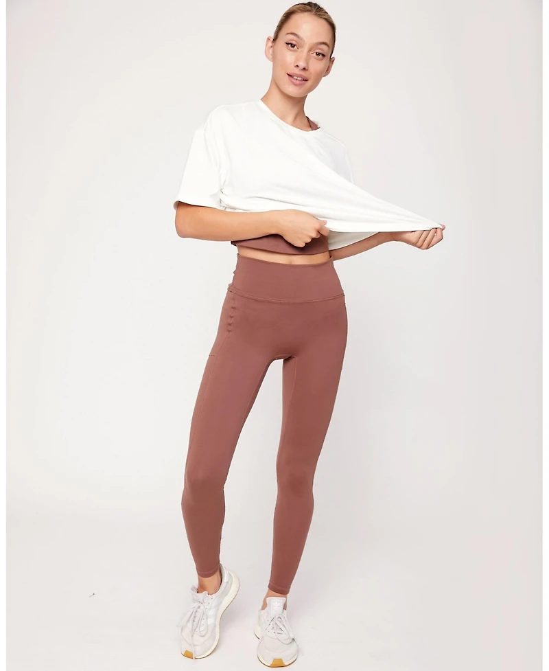 Rebody Active Women's Cozy Boxy Tee Short Sleeve