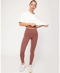 Rebody Active Women's Cozy Boxy Tee Short Sleeve