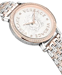 Versace Swiss V-Dollar Two-Tone Bracelet Watch 37mm