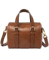 Fossil Carlie Mini Leather Satchel Bag