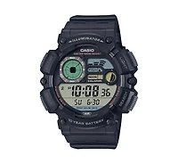Casio Men's Digital Black Resin Watch 50.1mm, WS1500H-1AV