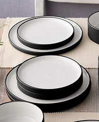 Noritake Colortex Stone Stax Dinner Plates, Set of 4