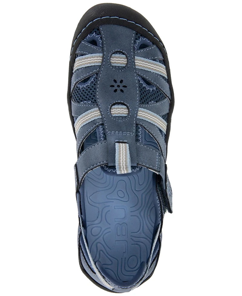 Jbu Women's Regional Water-Ready Strappy Sandal Flats