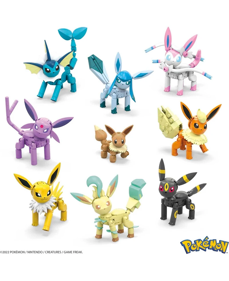 Mega Construx Pokemon Every Eevee Evolution Toy Building Set