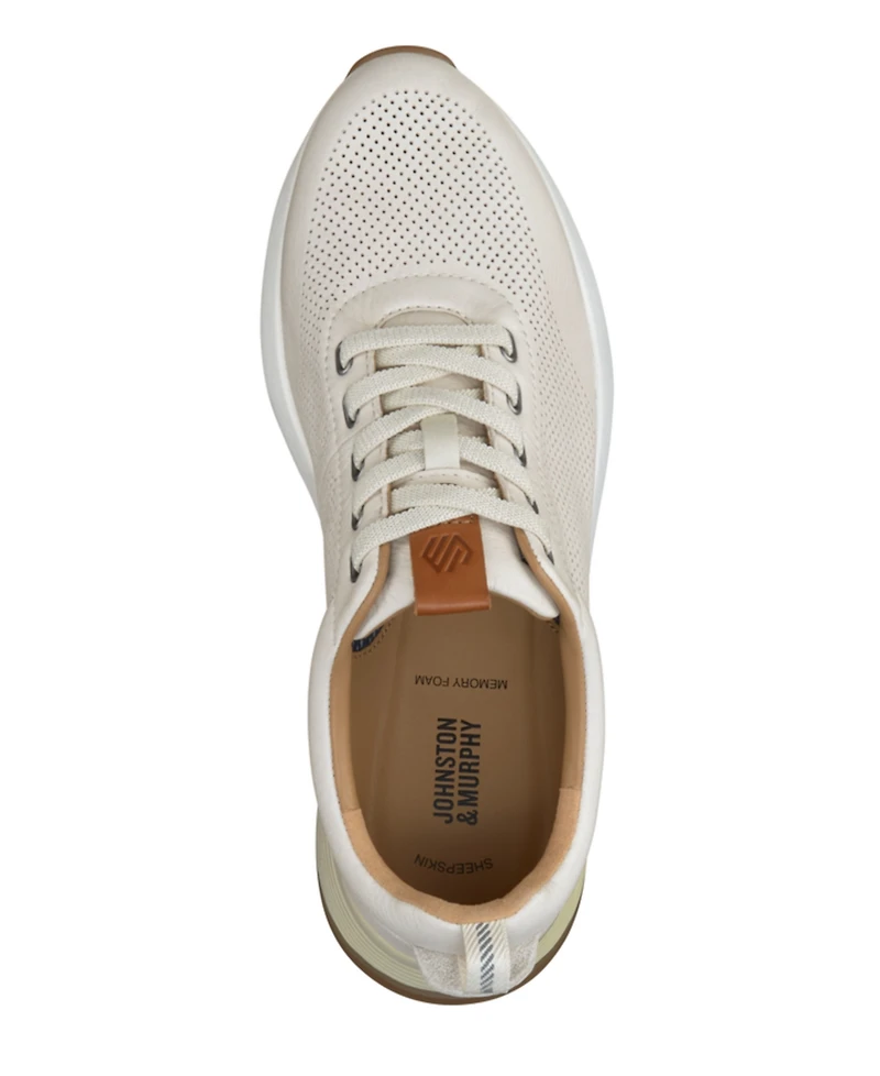 Johnston & Murphy Men's Kinnon Perfed Jogger Lace-Up Sneakers