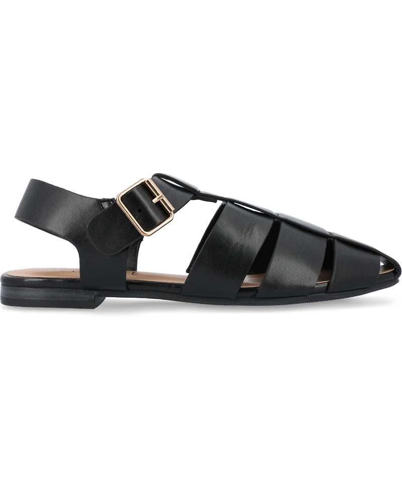 Journee Collection Women's Cailinna Caged Flats