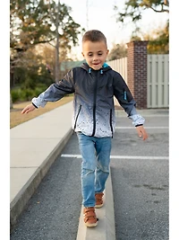 Little and Big Boys Lightweight Windbreaker hooded Jacket