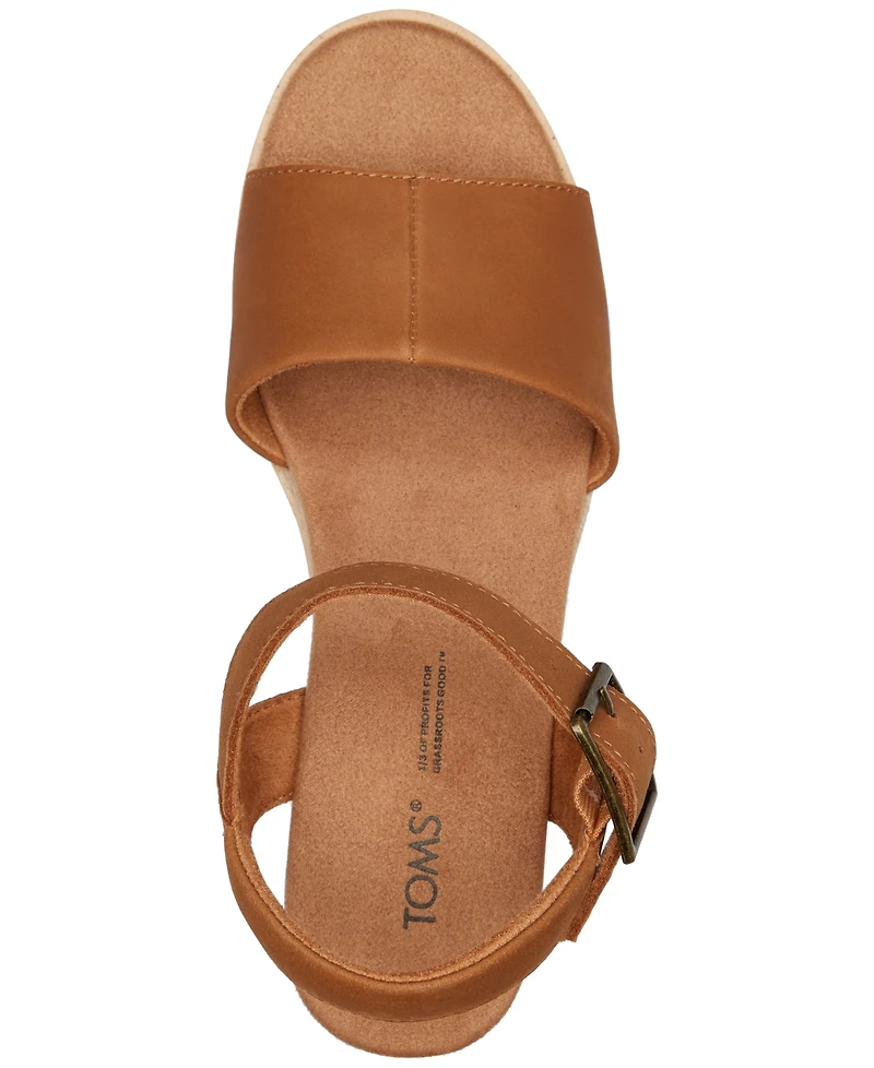 Toms Women's Diana Platform Wedge Sandals