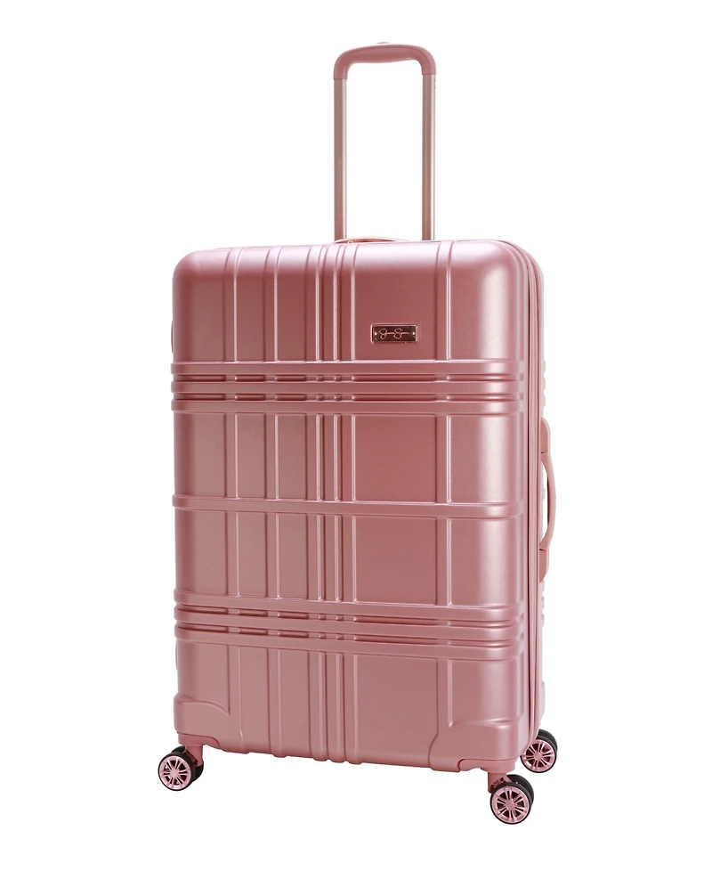 Jessica Simpson Jewel Plaid 3 Piece Hardside Luggage Set