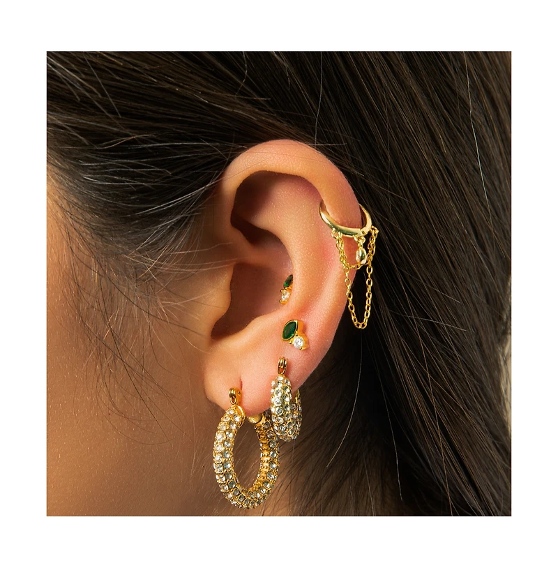 Ash Huggies Earrings