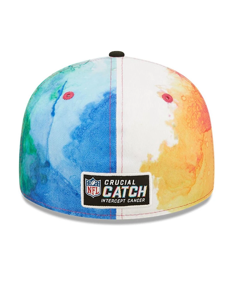Men's New Era Pink, Black Arizona Cardinals 2022 Nfl Crucial Catch Low Profile 59FIFTY Fitted Hat