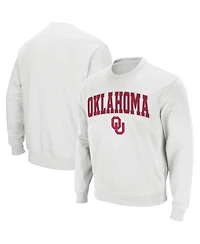 Colosseum Men's Oklahoma Sooners Arch & Logo Crew Neck Sweatshirt