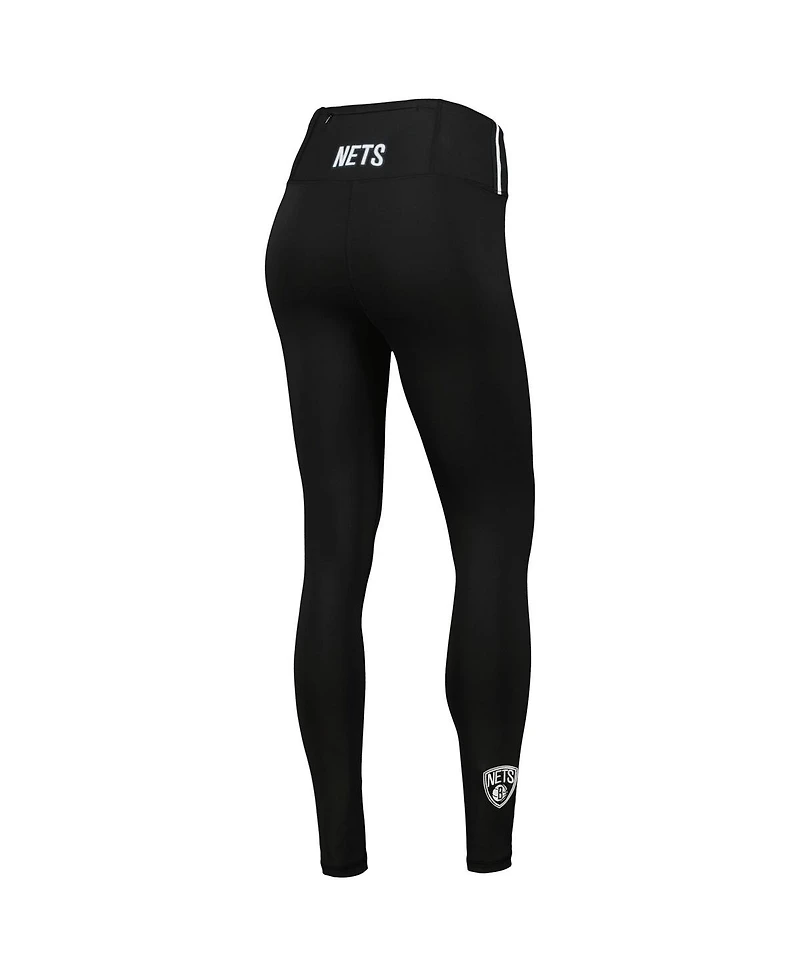 Women's Pro Standard Black Brooklyn Nets Classics Lux Leggings