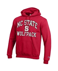 Men's Champion Red Nc State Wolfpack High Motor Pullover Hoodie
