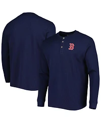 Men's Dunbrooke Boston Red Sox Navy Maverick Long Sleeve T-shirt
