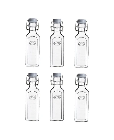 Kilner Clip Top Bottle 10 oz, Set of 6