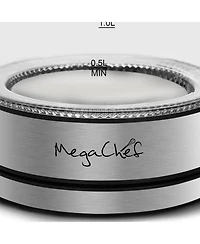 MegaChef 1.8 Quart Glass & Stainless Steel Electric Tea Kettle