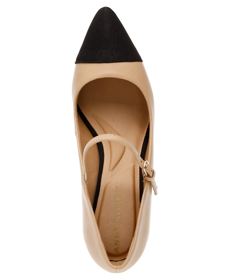 Anne Klein Women's Bleeker Block Heel Mary Jane Dress Pumps
