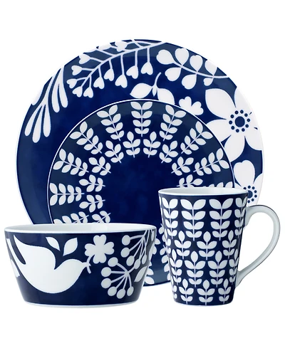 Noritake Bluefjord 4 Piece Coupe Place Setting