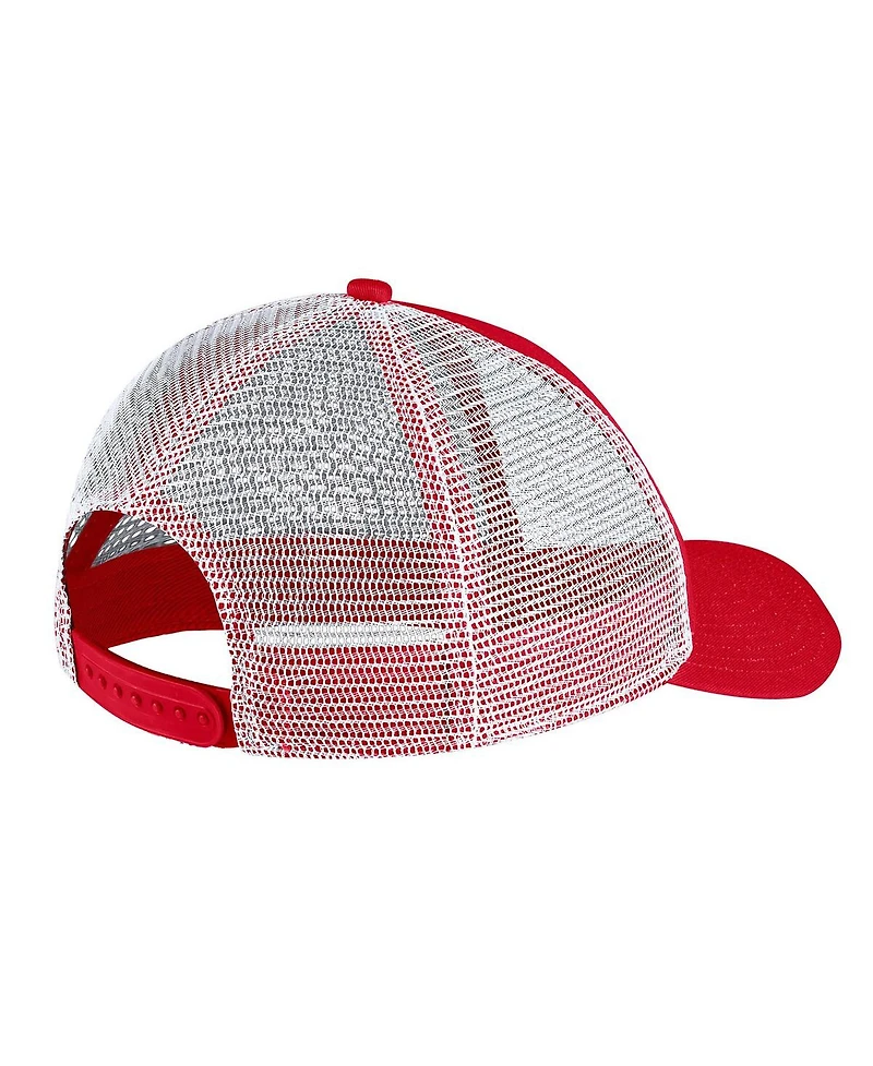 Men's Nike Red Canada Soccer Classic99 Trucker Snapback Hat