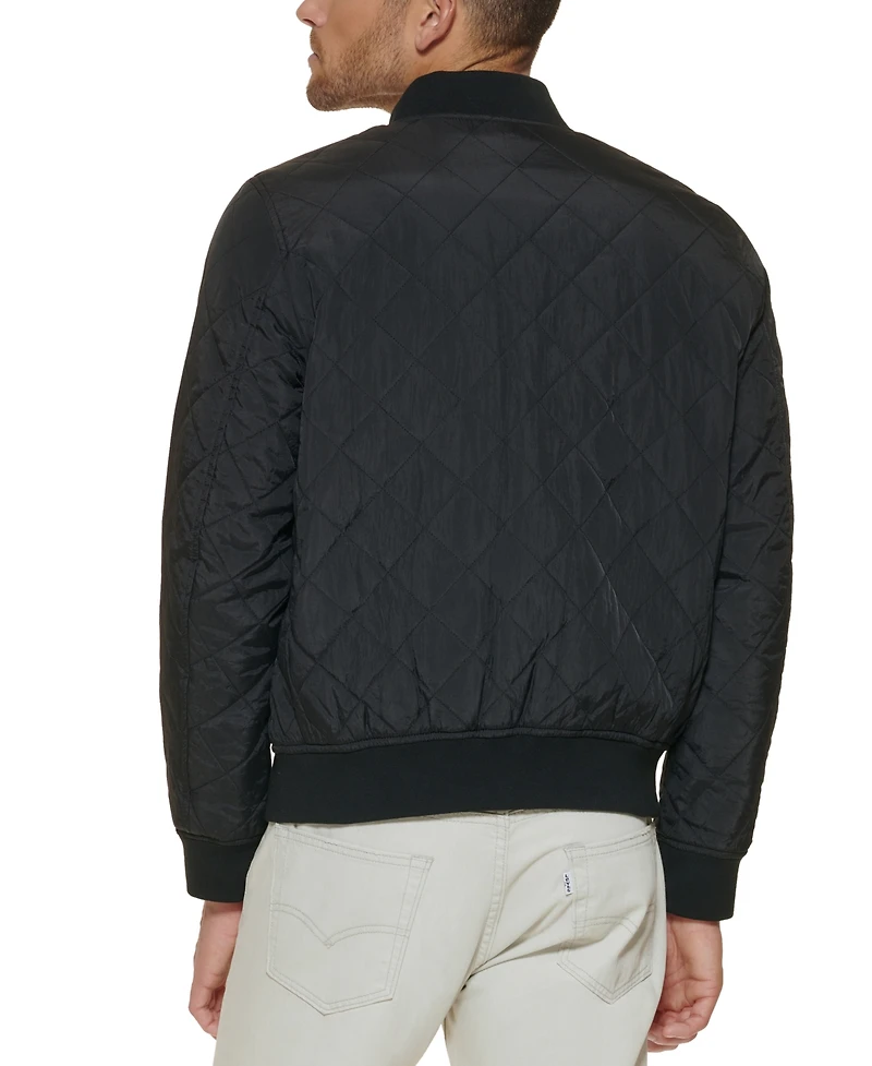 Levi's Men's Regular-Fit Diamond-Quilted Bomber Jacket