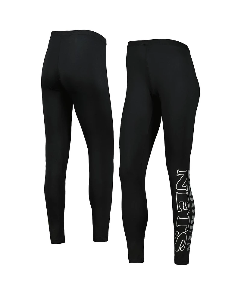 Women's G-iii 4Her by Carl Banks Black Brooklyn Nets Stadium Leggings