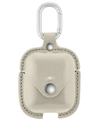 WITHit Gray Leather Cover designed for Apple AirPods