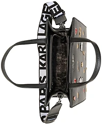 Karl Lagerfeld Paris Maybelle Satchel with Cate Pins