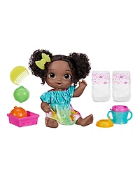 Baby Alive Fruity Sips Doll, Lime, Black Hair