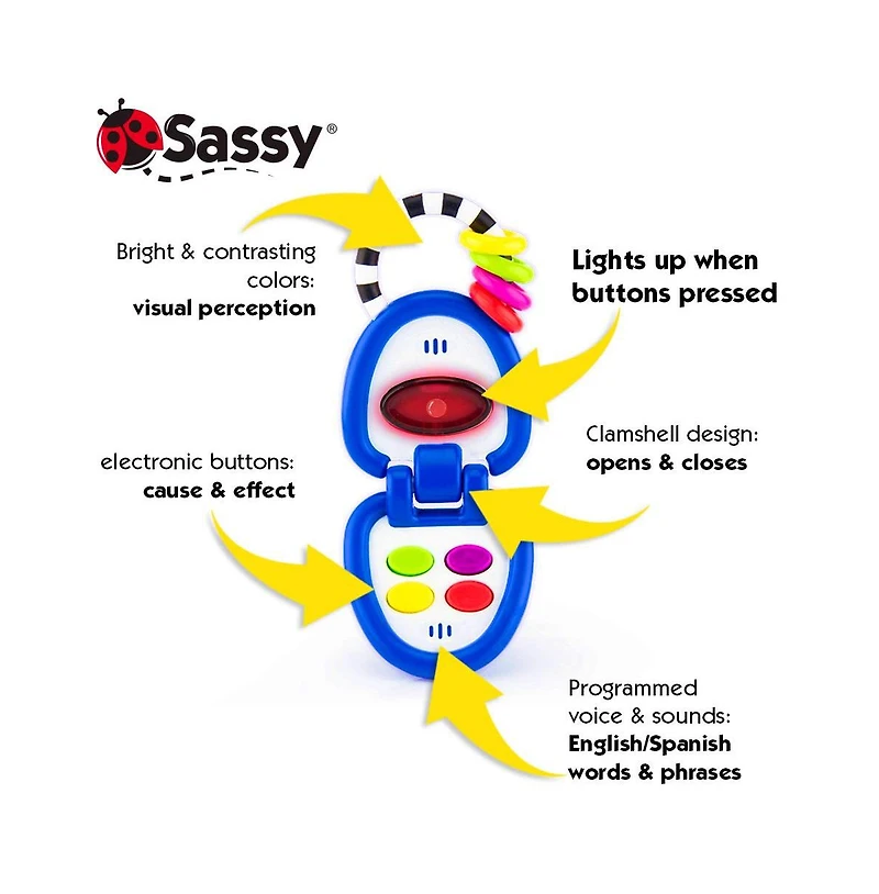 Sassy Phone of My Own Baby Interactive Activity Toy