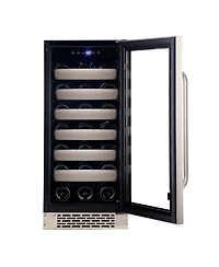 Whynter 33 Bottle Stainless Steel Door Single Zone Built-in Wine Refrigerator