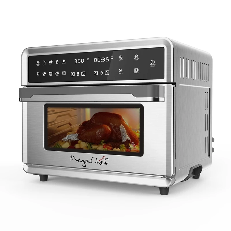 MegaChef 10 in 1 Electronic Multifunction 360 Degree Countertop Oven