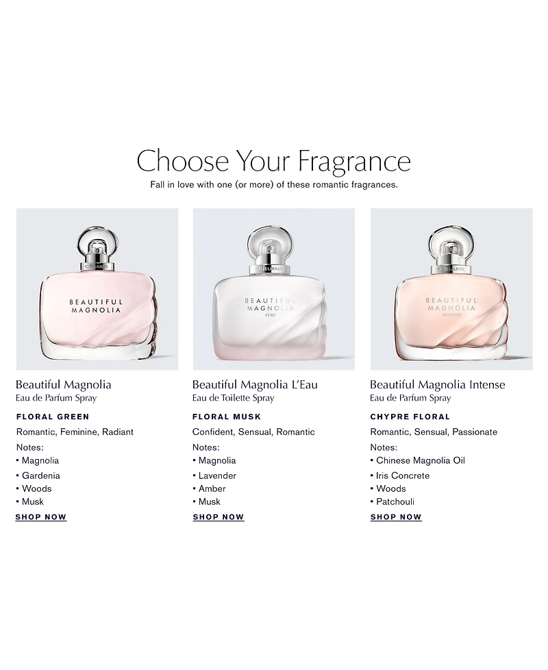 Beautiful Magnolia L'Eau Eau de Toilette Perfume Spray, 1.7 oz, First at Macy's