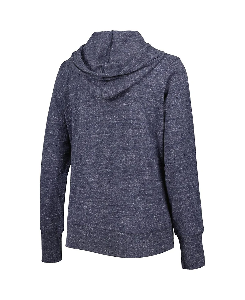 Women's Touch Navy Boston Red Sox Training Camp Tri-Blend Full-Zip Hoodie