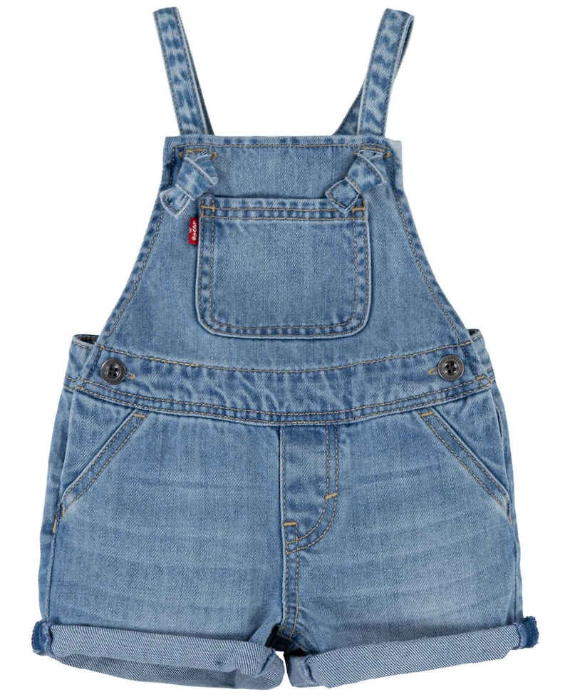 Levi's Baby Girl's Knot Strap Shortalls