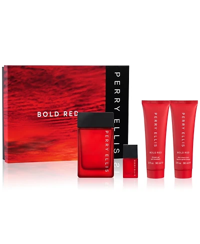 Perry Ellis Men's 4-Pc. Bold Red Eau de Toilette Gift Set